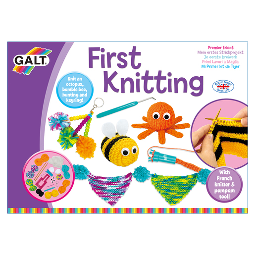 Galt First Knitting Craft Set