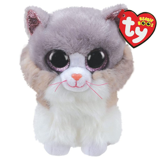 Image of Ty Beanie Boos - Asher The Cat 15cm Soft Toy