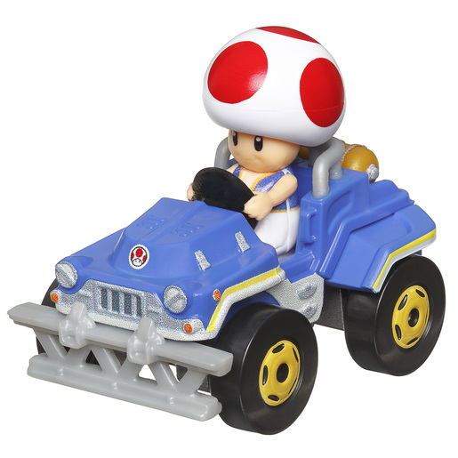 Hot Wheels The Super Mario Bros Movie - Toad 1:64 Diecast Blue Vehicle
