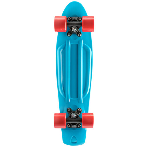 Xootz Kids Retro Plastic Complete Cruiser Skateboard - Blue