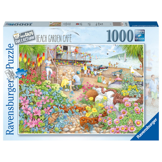 Ravensburger Cosy Cafe No 1 Beach Garden Cafe 1000 Piece Puzzle
