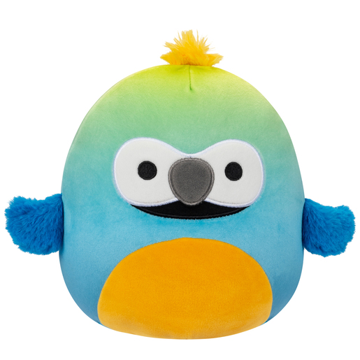 Original Squishmallows 7.5' Soft Toy - Baptise the Blue and Yellow Macaw
