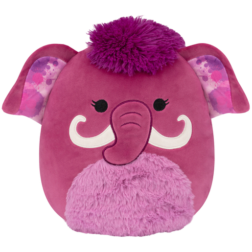 Original Squishmallows 12' Soft Toy - Magdalena the Magenta Woolly Mammoth