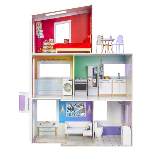 Rainbow High 3-Storey Wooden Doll House