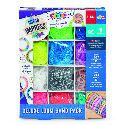 Out to Impress Deluxe Loom Band Pack - Bright