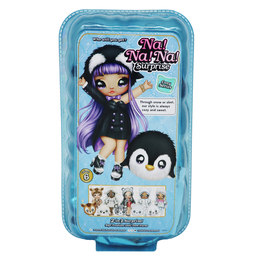 Na! Na! Na! Surprise Cozy Series - 2-in-1 Fashion Doll and Pom Purse (Styles Vary)