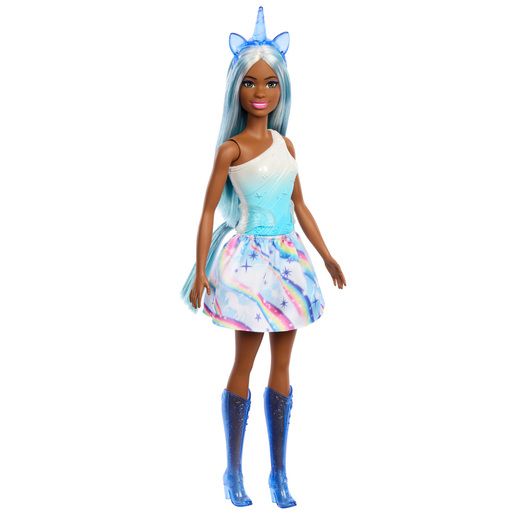 Barbie Unicorn Blue Doll