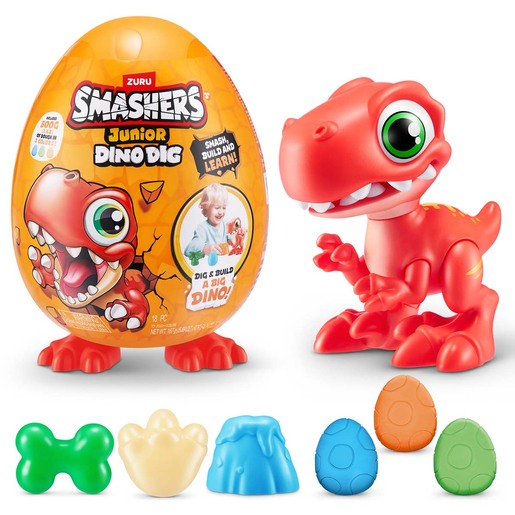 Smashers Junior Dino Dig Small Egg by ZURU  (Styles Vary)