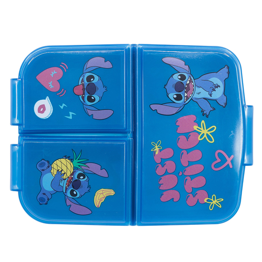 Stitch Lunch Box with 3 Compartments