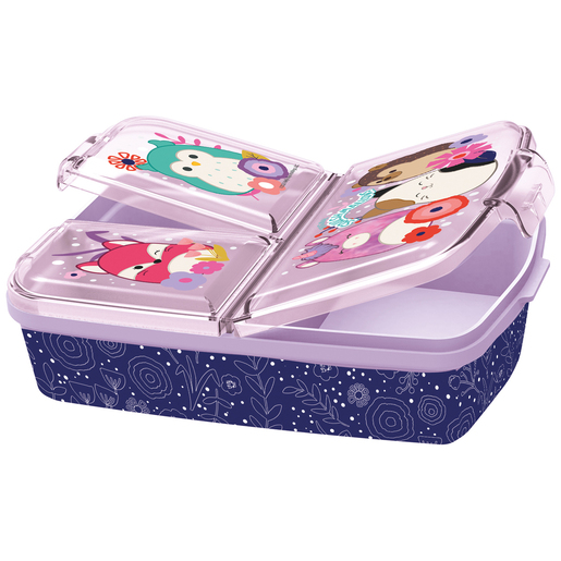 Squishmallows Lunch Box with 3 Compartments
