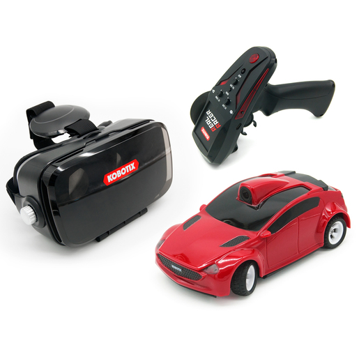 Kobotix Real Racer First Person View RC Car with Headset - Red