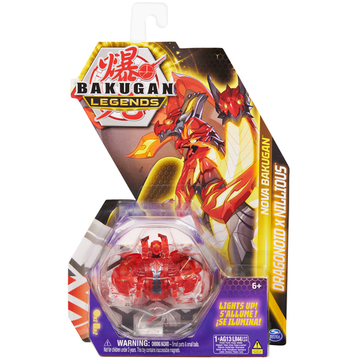 Bakugan Legends Nova - Dragonoid X Nillious (Red) Light-Up Figure