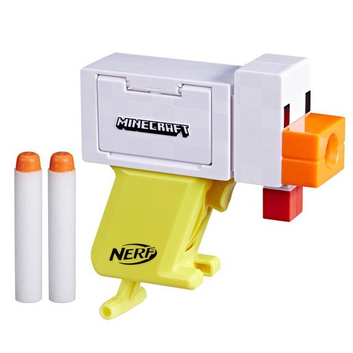 Nerf MicroShots Minecraft Chicken Blaster