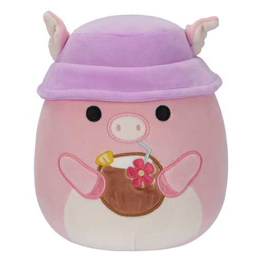 Original Squishmallows 7.5' Soft Toy - Peter the Pink Pig