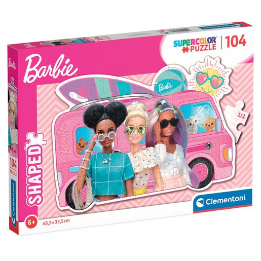 Clementoni Barbie Shaped Puzzle 104 Pieces