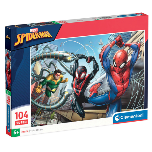 Clementoni Marvel Spider-Man 104 Piece Super Puzzle
