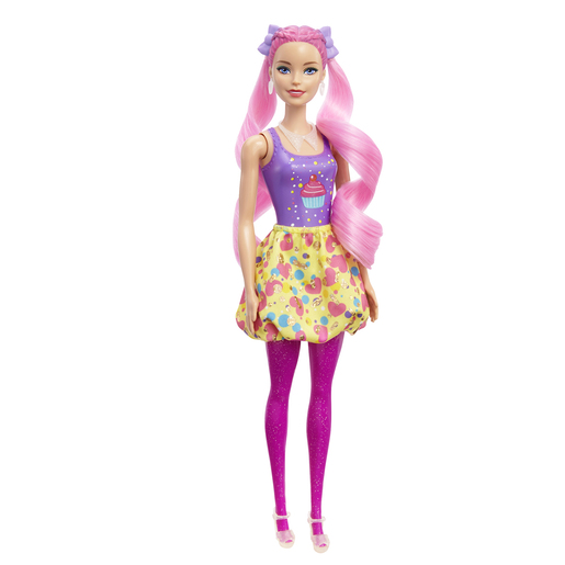 Barbie Colour Reveal Pink Glitter Hair Swaps Doll