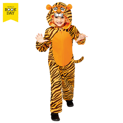 Tiger Onesie Dress Up Costume 6-8 Years