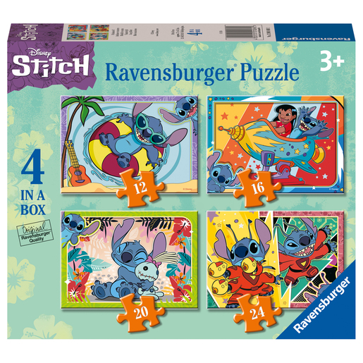 Disney Lilo and Stitch 4 in a Box Stitch Puzzles