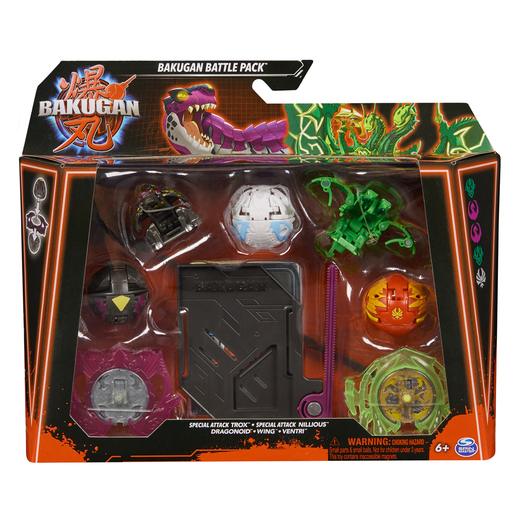 Bakugan Battle Pack - Special Attack Trox and Nillious Figures