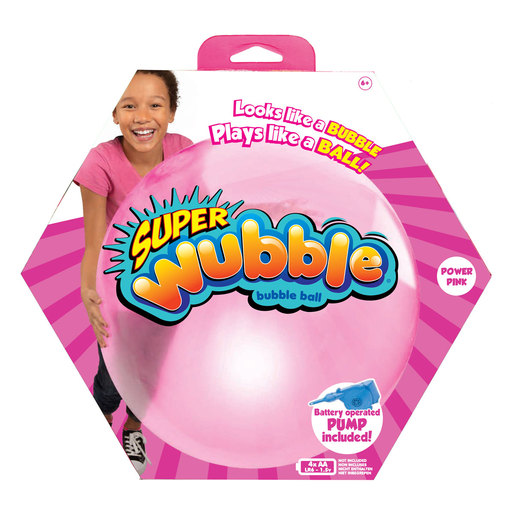 Image of Wubble Bubble Ball with Pump - Pink