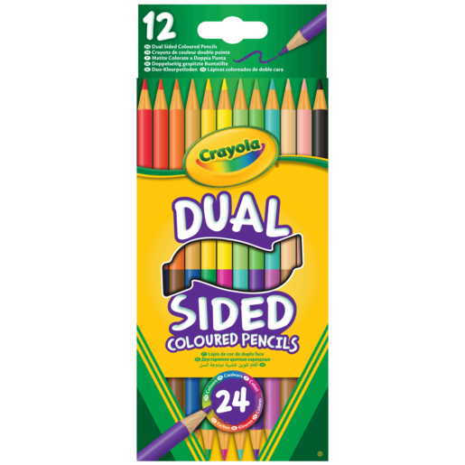 Image of Crayola Dual Sided 24 Coloured Pencils