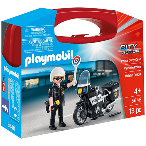 Image of Playmobil 5648 City Action Collectable Small Police Carry Case