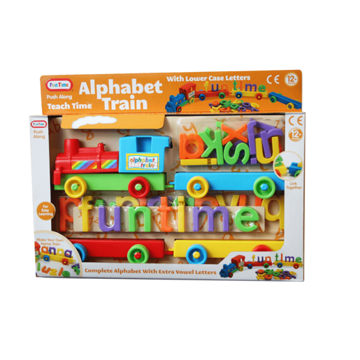 Fun Time Alphabet Train with Carriages and Letters