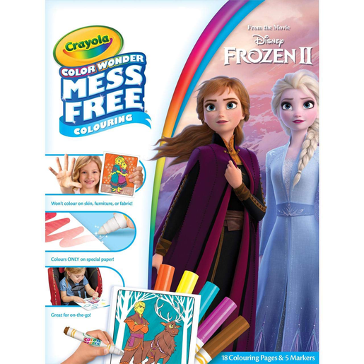 Image of Disney Frozen 2 Crayola Color Wonder Mess Free Book