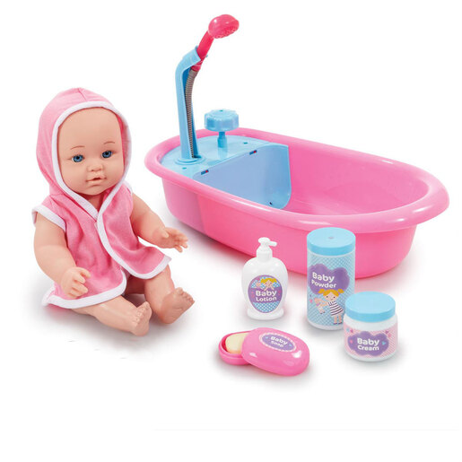 Be My Baby Doll and Bath Bathtime Playset