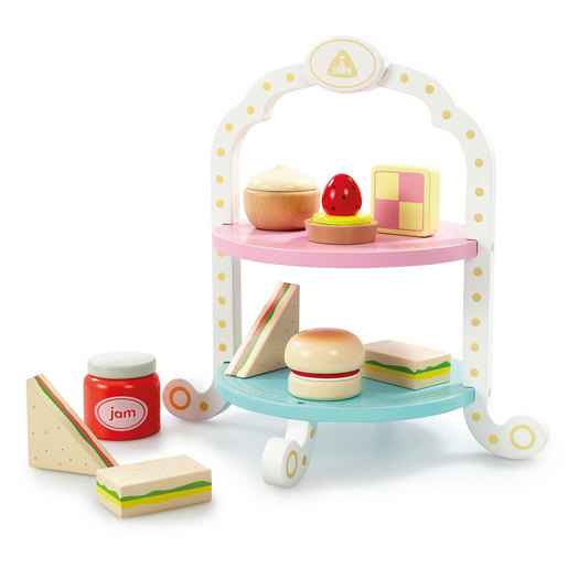 Image of Early Learning Centre Wooden Afternoon Tea Playset