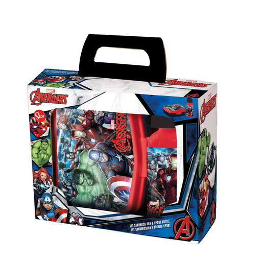 Marvel Avengers Lunch Box And Water Bottle