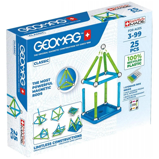 Geomag Eco Magnetic Construction Set - 25 Pieces