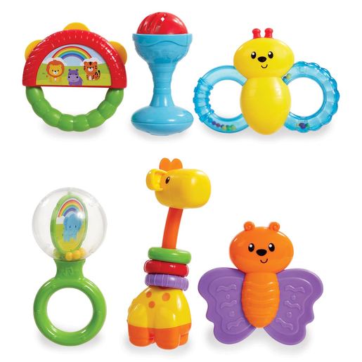Image of Little Lot Baby's First Rattle Set