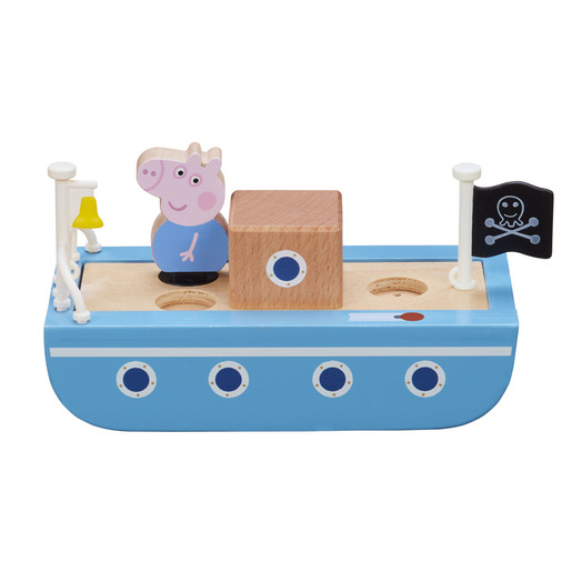 Peppa Pig Wooden Boat Playset