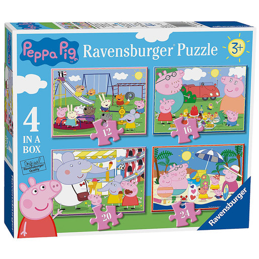 Image of Ravensburger 4 in a Box Jigsaw Puzzles - Peppa Pig