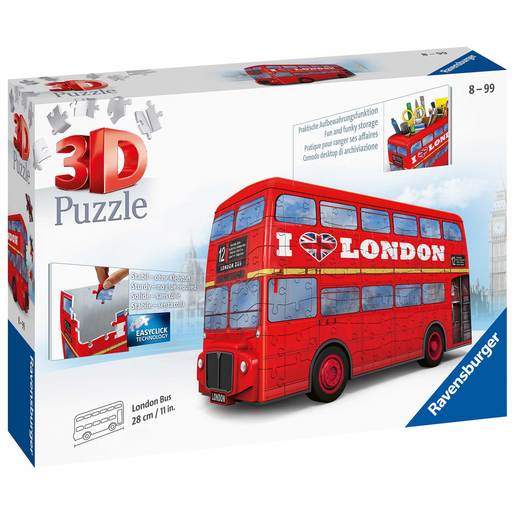 Image of Ravensburger London Bus 3D Jigsaw Puzzle - 216pc