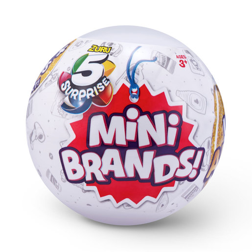 Image of 5 Surprise Series 1 Mini Brands Mystery Capsule Wave 2 By ZURU (Styles Vary)