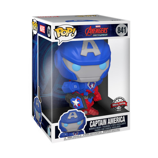 Image of Funko Pop! Marvel: Avengers Mech Strike - Captain America (Special Edition)