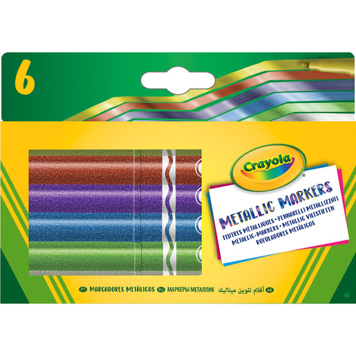 Crayola 6 Metallic Markers