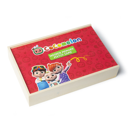Image of CoComelon Wooden Memory Match Card Game