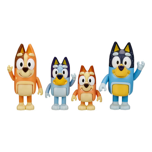 Bluey & Family Figures 4 pack