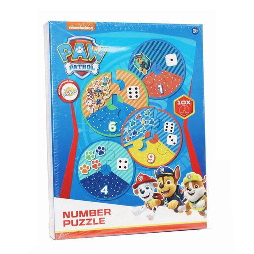 Paw Patrol Number Puzzle Maths Game