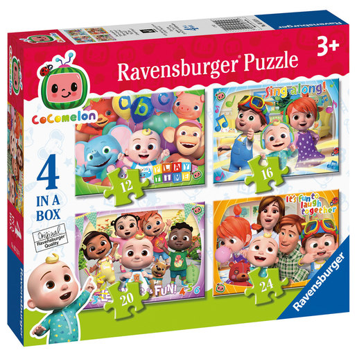 Ravensburger CoComelon 4 in A Box Jigsaw Puzzles