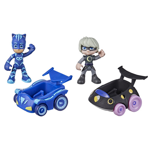 PJ Masks: Battle Racers Catboy VS Luna Girl Vehicle and Action Figure Set