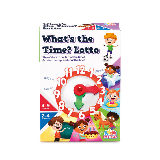 Image of Addo Games What's the Time? Lotto Card Game