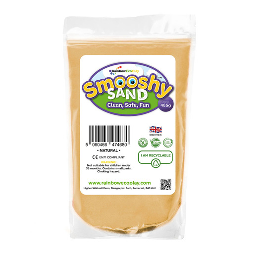 Rainbow Eco Play: Smooshy Sand Pouch 485G - Natural
