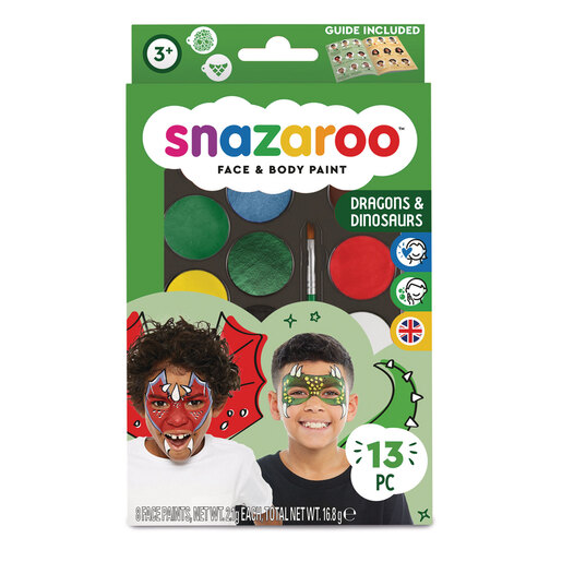 Snazaroo Dinosaur & Dragon Face Paint Kit