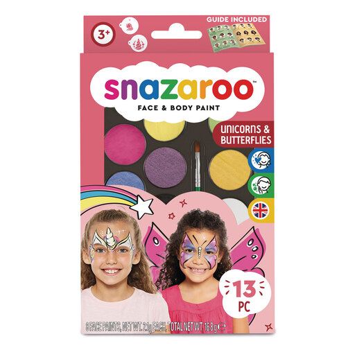 Snazaroo Unicorn & Butterfly Face Paint Kit
