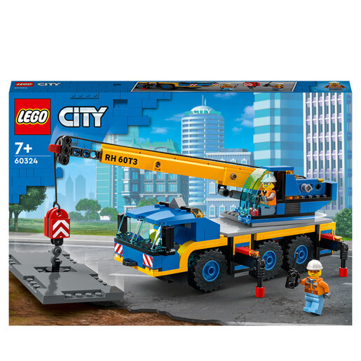Image of LEGO City Great Vehicles Mobile Crane Truck Toy 60324
